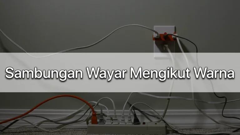 sambungan wayar mengikut warna